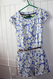 What she wore – M&S playsuit adapted for spring