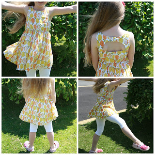 What she wore – Lemon tunic and leggings