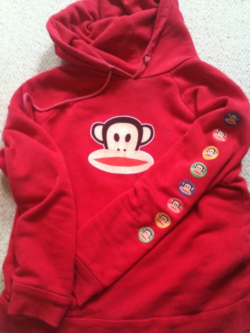 Big red monkey jumper
