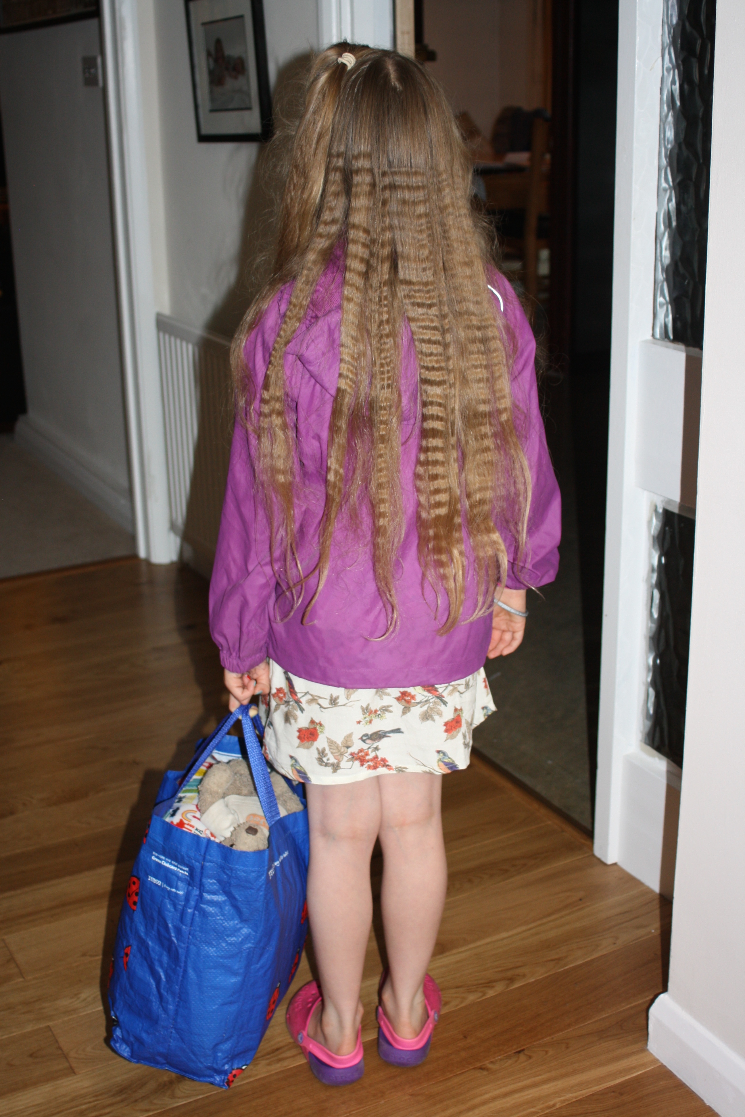 Daughter, sleepover, rain, 365