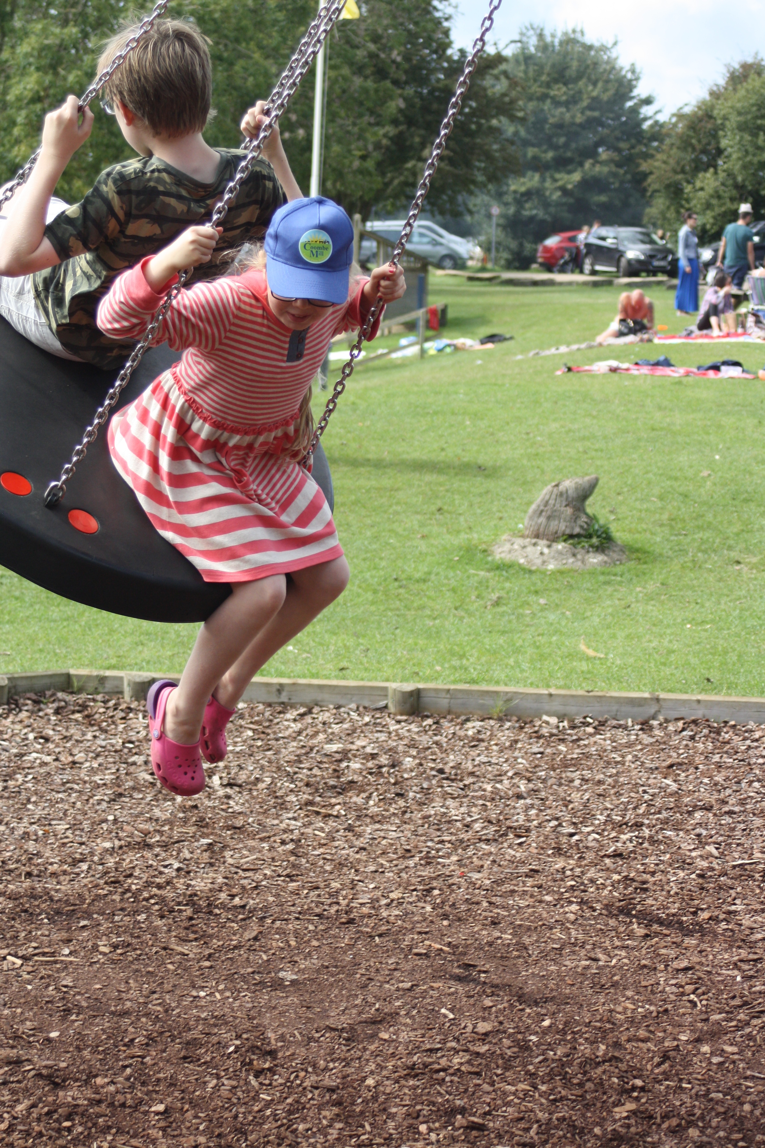 Swing, Cotswold Water Park, daughter, son, 365