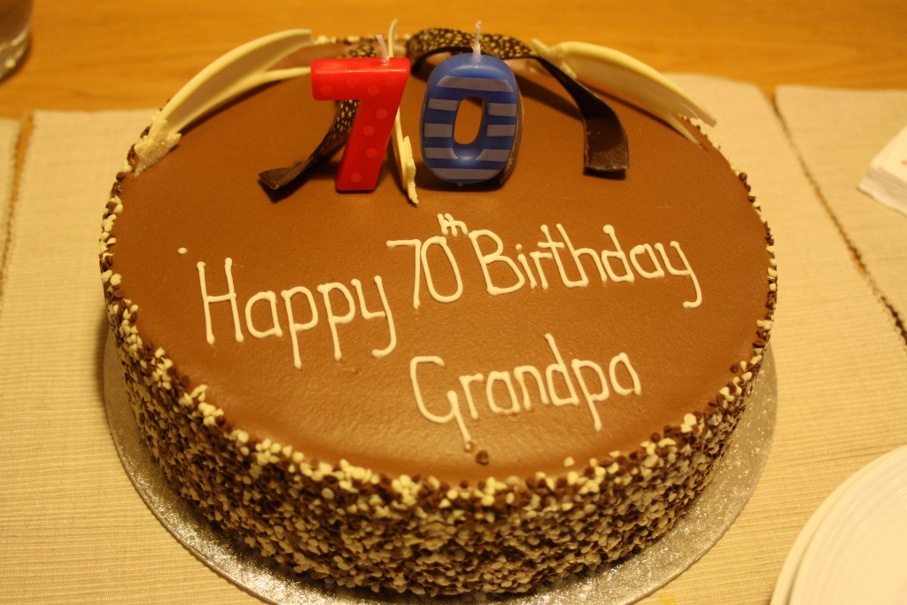 Silent Sunday, My Sunday photo, birthday cake, 70th birthday