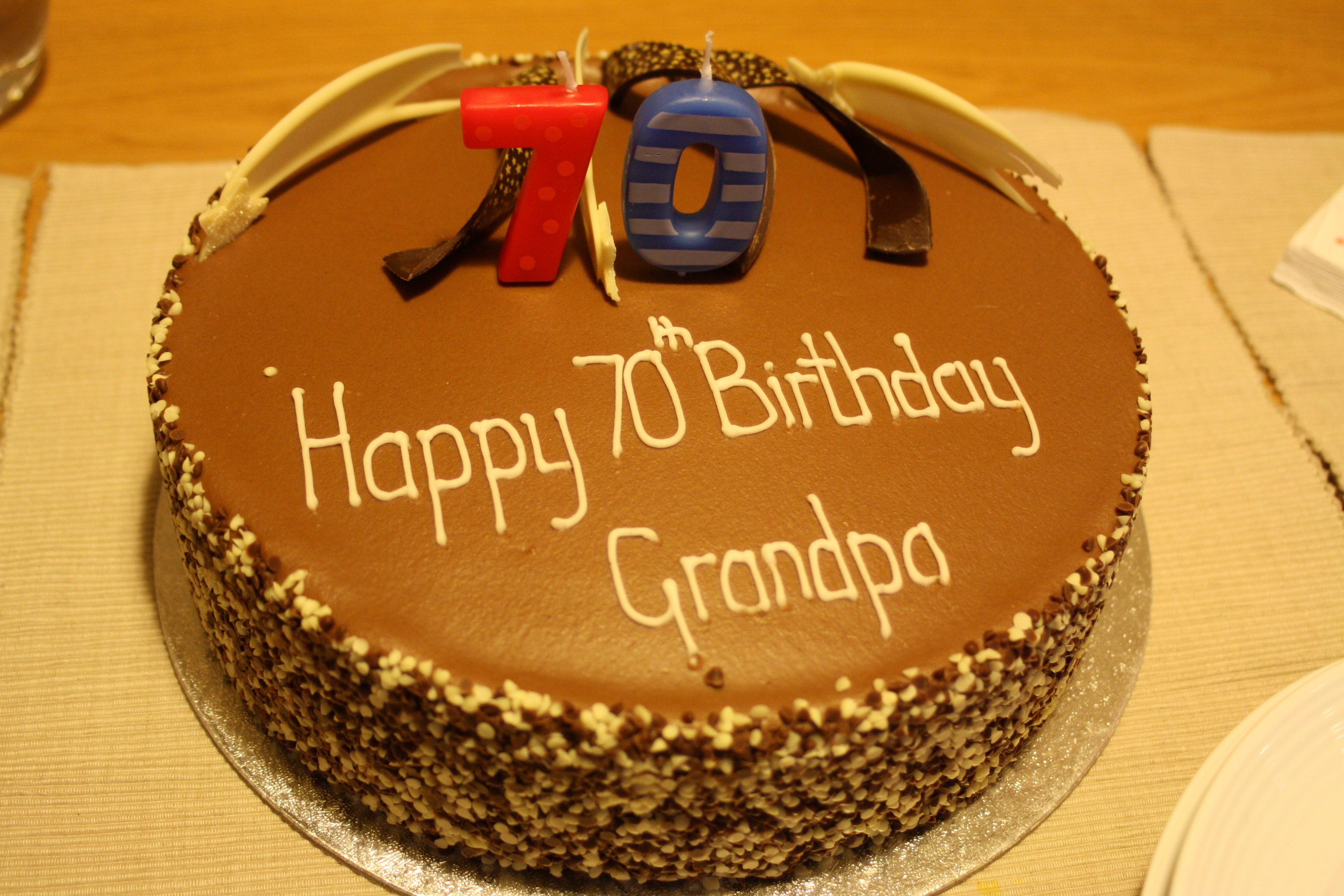 Silent Sunday, My Sunday photo, birthday cake, 70th birthday