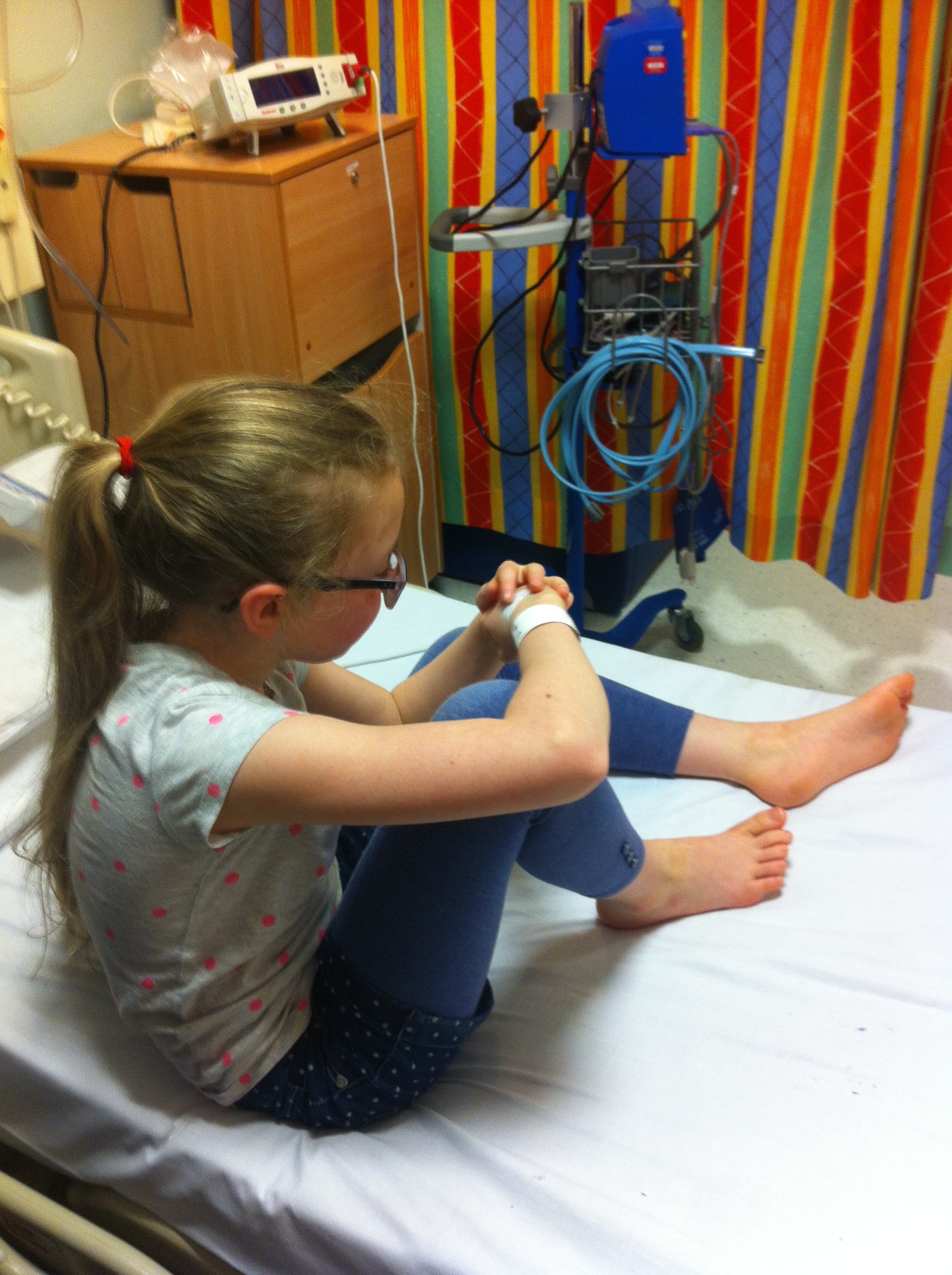 Daughter, Poorly, Hospital, Silent Sunday, My Sunday Photo