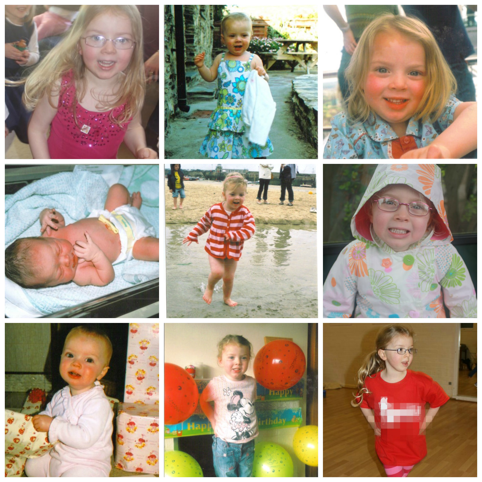Happy birthday, 9 year old girl