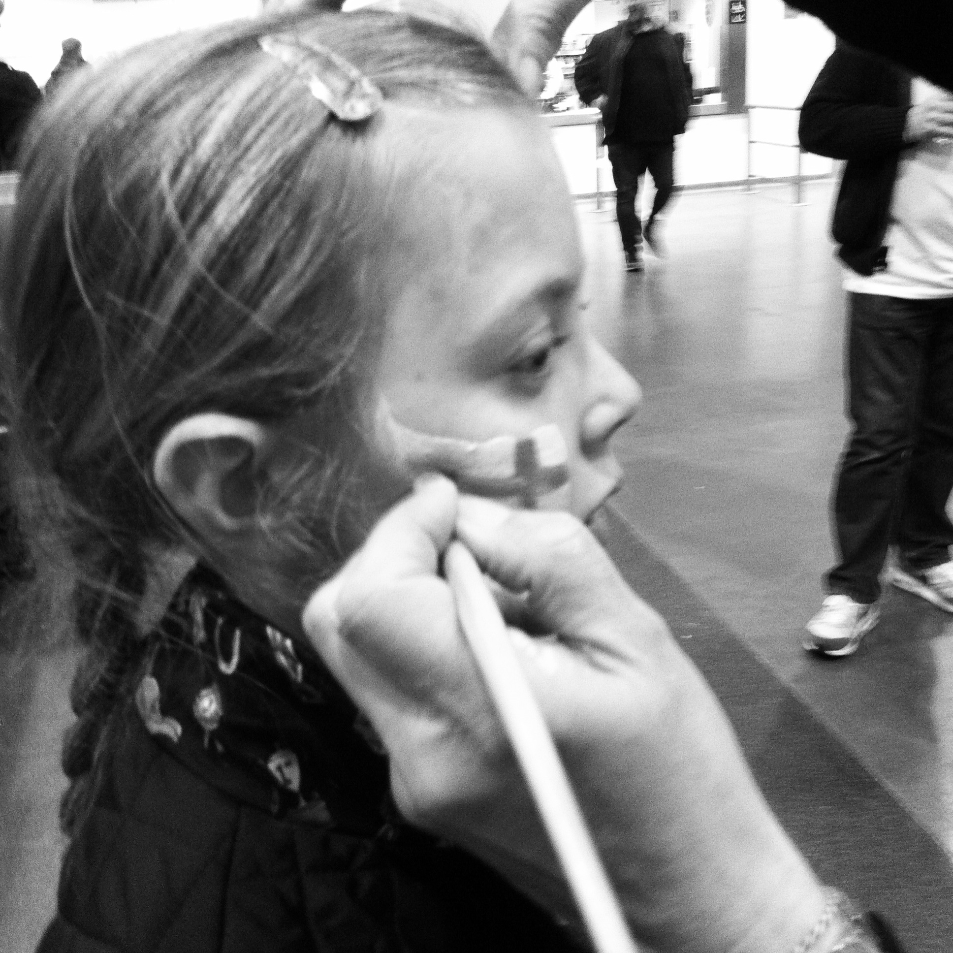 England, Wembley, Daughter, Face painting