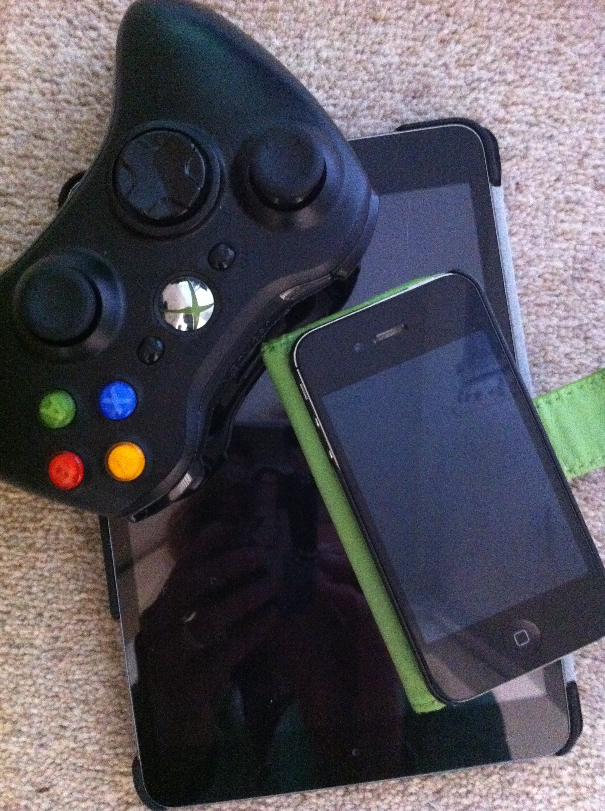 Screens, Phone, iPad, Xbox