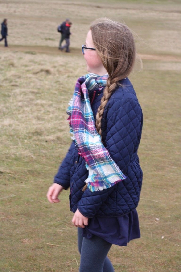 Daughter, Walking, Hill, 365, 366