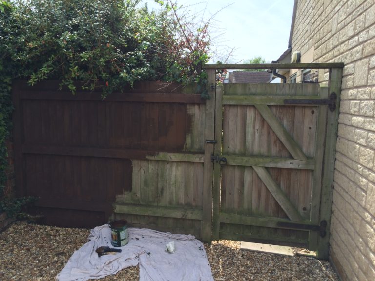 Painting, Fence, Garden, 365, 366