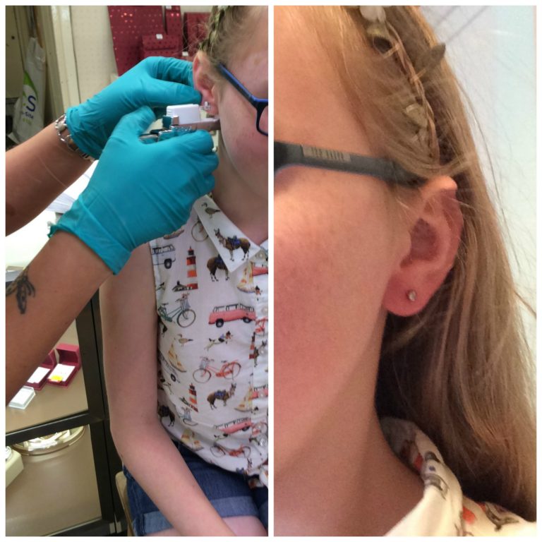 Ear piercing, Daughter, Earrings