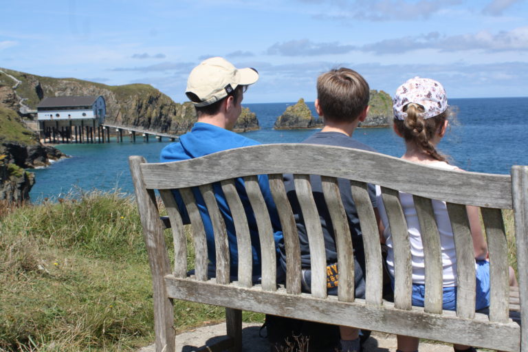 Sons, Daughter, South West Coast Path, Cornwall