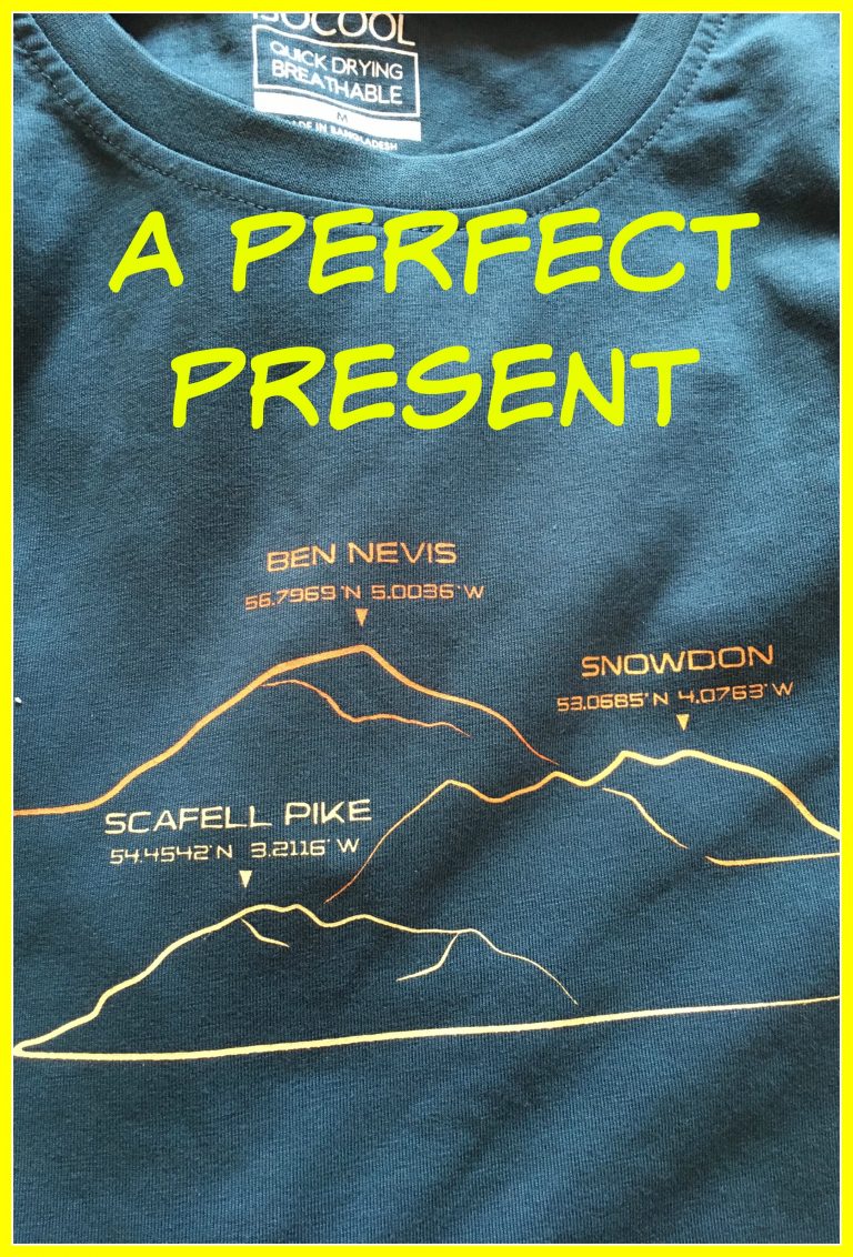 A perfect present, Husband, Son, Wedding anniversary, Three Peaks