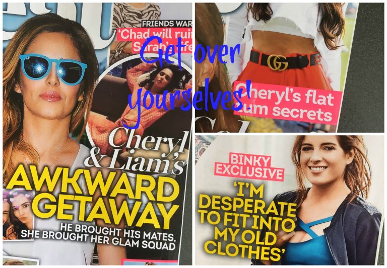 You’re a mum – get over yourself!!