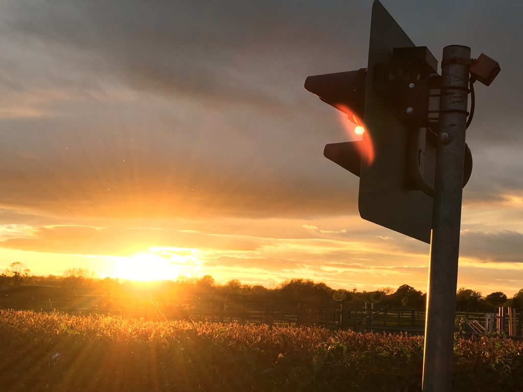 Sunset, Railway, Silent Sunday, My Sunday Photo
