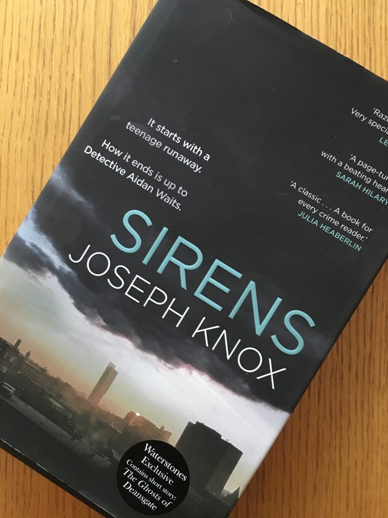 Sirens by Joseph Knox, Book review, Sirens, Joseph Knox