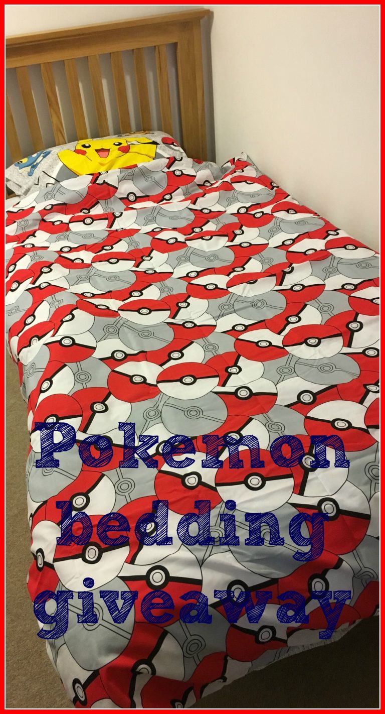Pokemon bedding giveaway, Character World giveaway, Pokemon duvet set