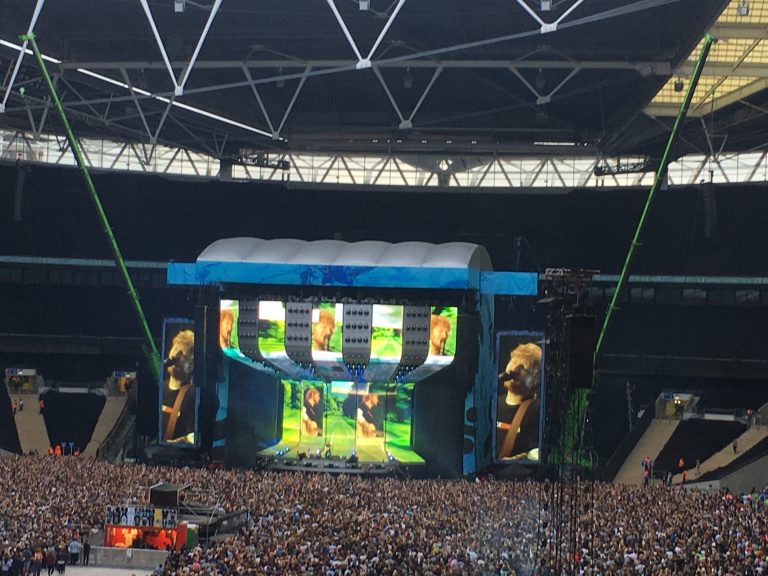Ed Sheeran, Concert, Wembley, The athlete and the Ed Sheeran concert