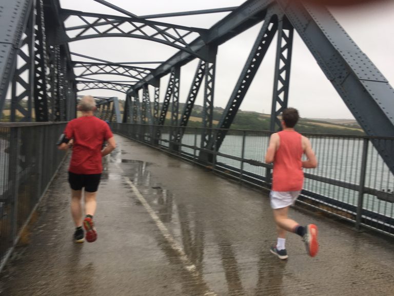 Husband, Son, Half marathon training, Running, Padstow, Camel Trail