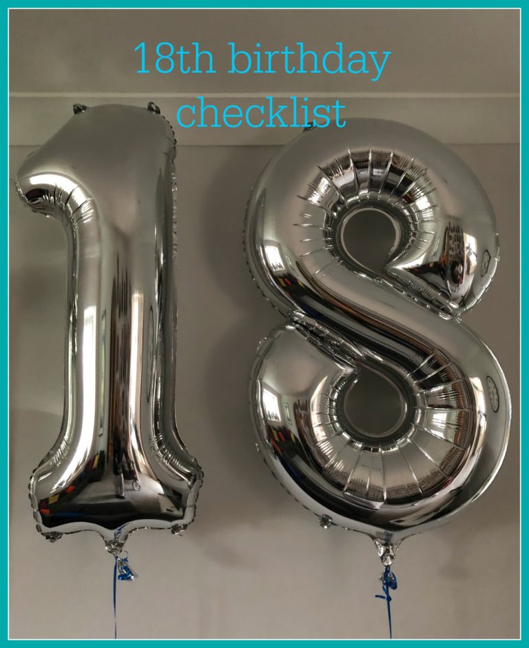 18th birthday, Balloons, 18th birthday checklist