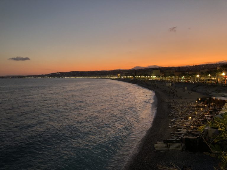 Sunset, Nice, France, Silent Sunday
