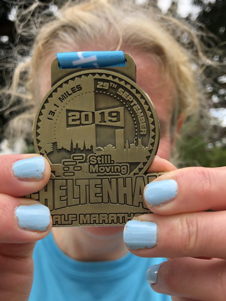 Cheltenham half marathon, Medal, Half marathon, Silent Sunday, My Sunday Snapshot