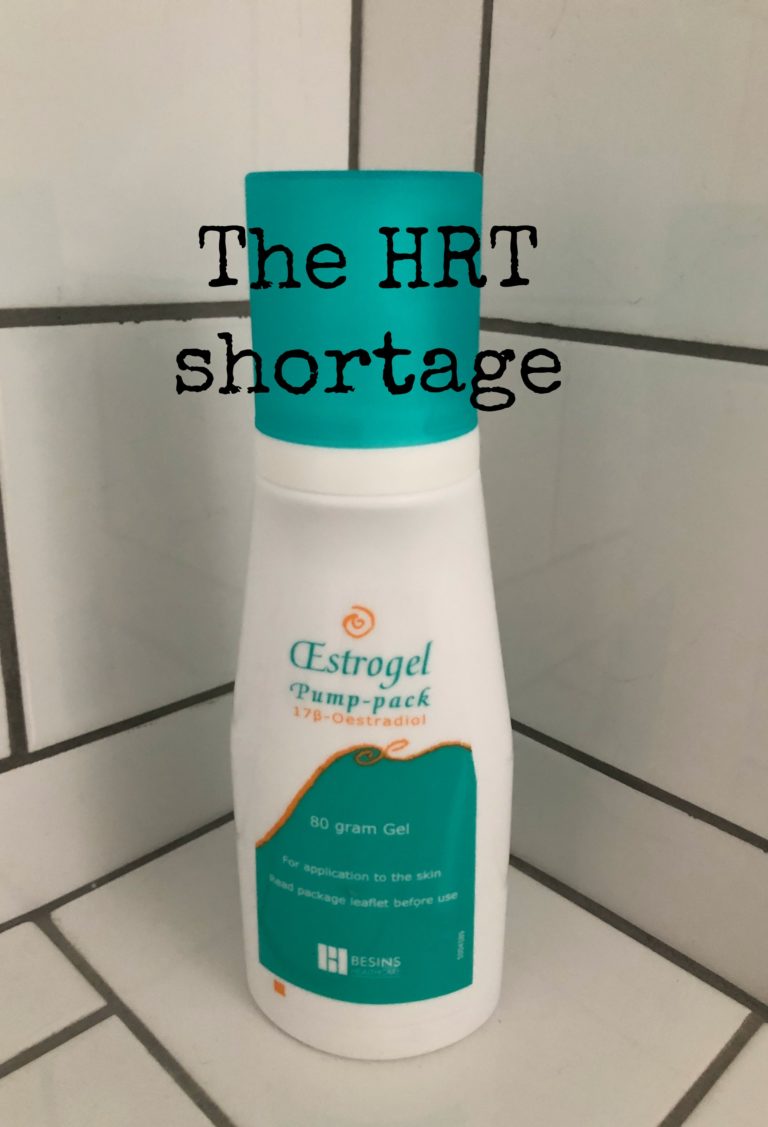 HRT, HRT gel, The HRT shortage, Menopause