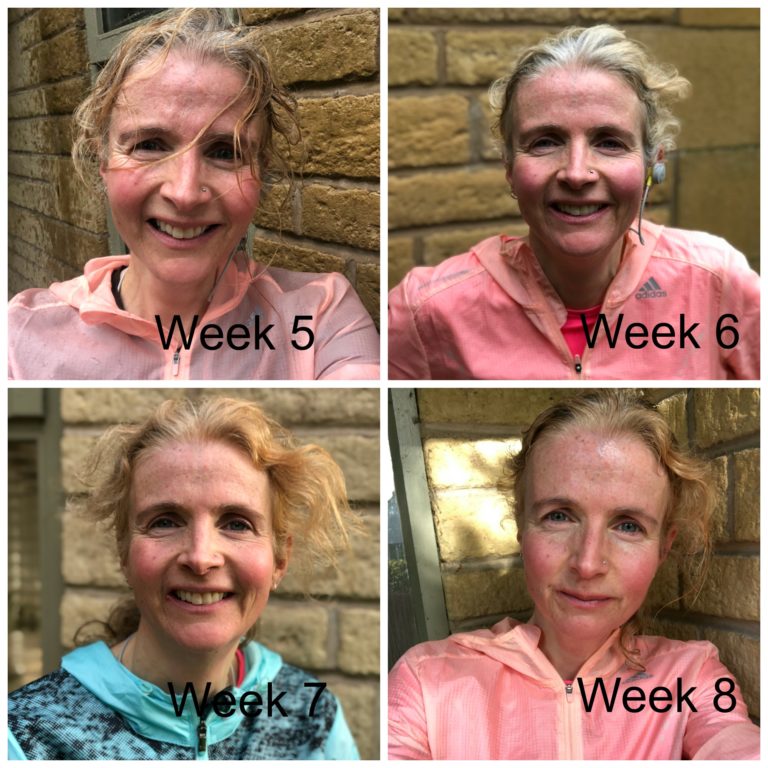 marathon training, running, selfies, marathon training weeks 5 to 8