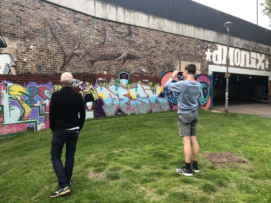 Street art, Graffiti, Cheltenham, Son, Husband, Silent Sunday, My Sunday Photo