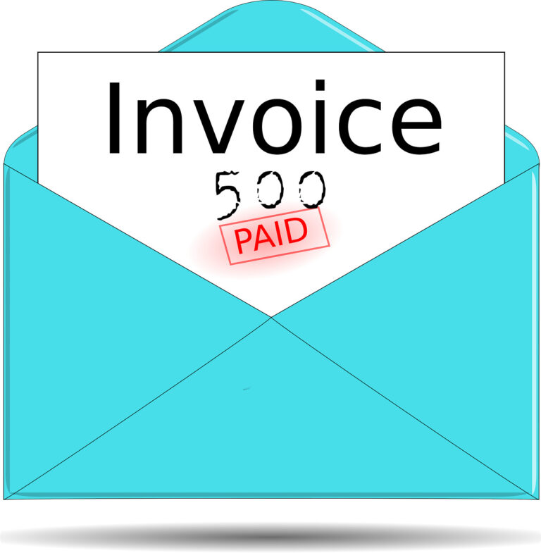 Invoice, Envelope, 500th invoice
