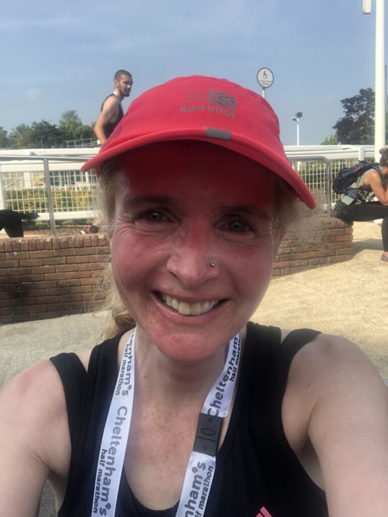 Cheltenham half marathon, Selfie, Medal, Runner, Running, Cheltenham half marathon 2021
