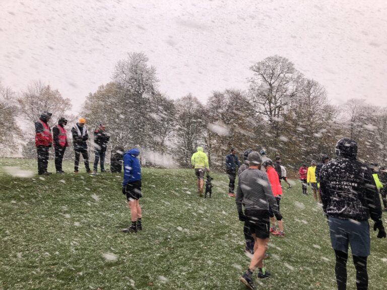 Snow, Blizzard, parkrun, Runners