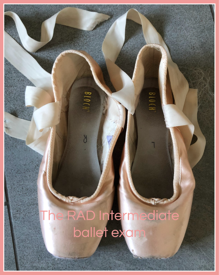 Pointe shoes, Ballet shoes, RAD Intermediate ballet exam, Ballet exam, RAD ballet exam