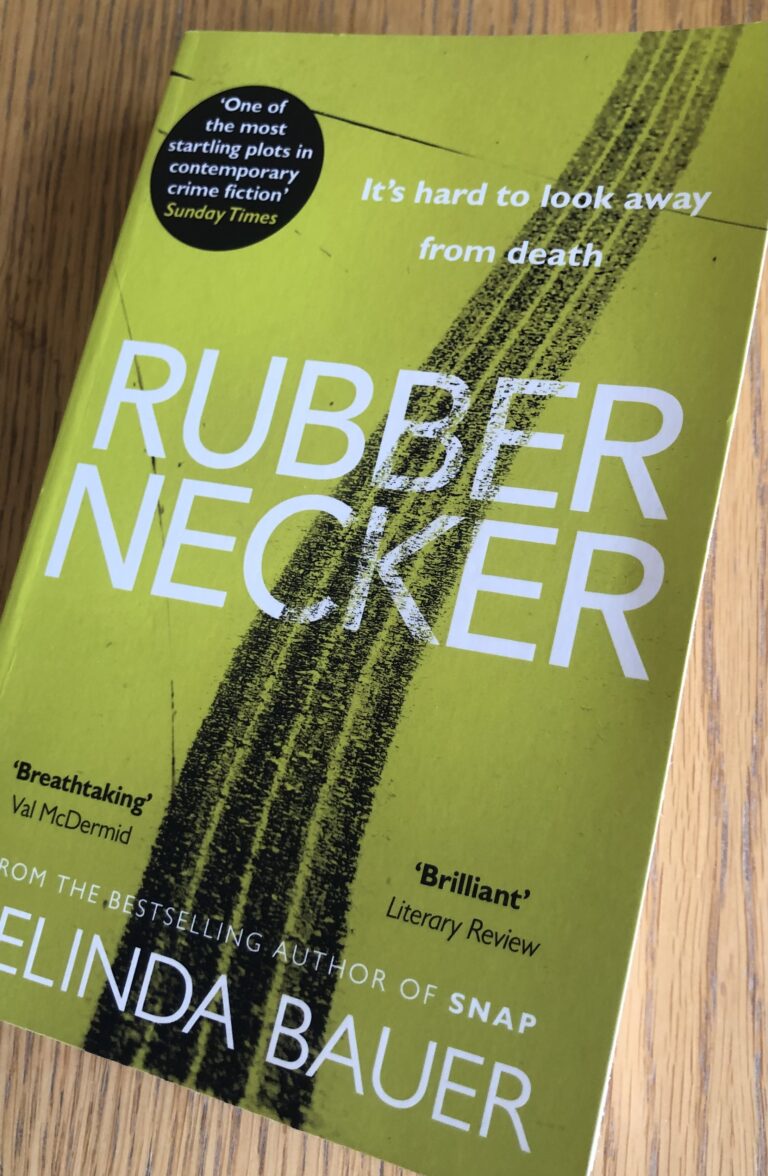 Rubber Necker by Belinda Bauer, Rubber Necker, Belinda Bauer, Book review
