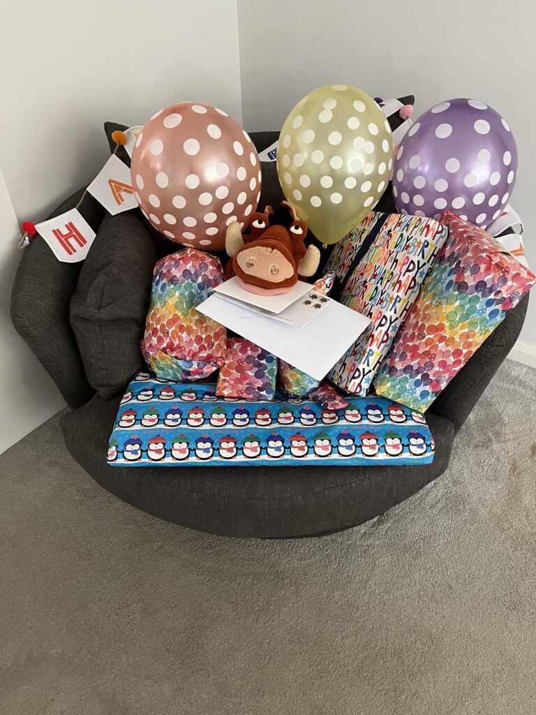 Birthday, 19th birthday, Pumbaa, Balloons, Birthday presents, Birthday cards, Silent Sunday, My Sunday Photo