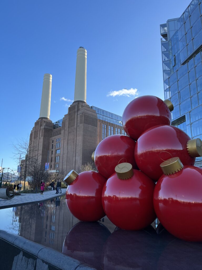 Battersea Power Station, London, Christmas decorations, Silent Sunday, My Sunday Photo