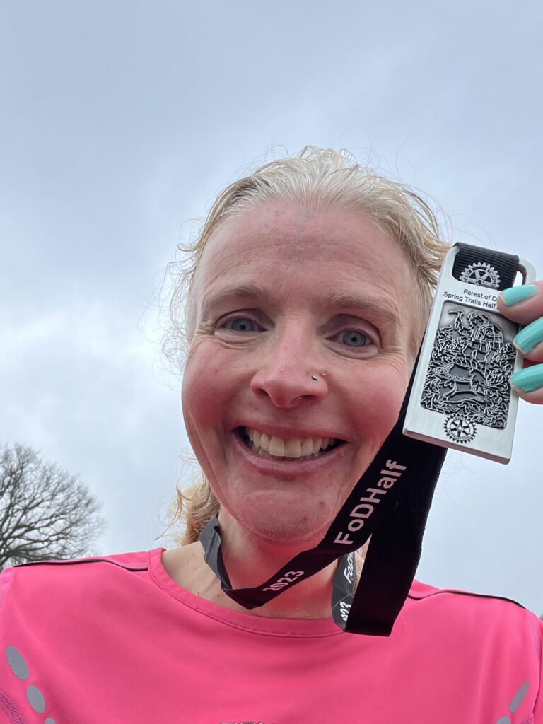 Forest of Dean half marathon, Forest of Dean half marathon medal, Running, Runner, Half marathon, Forest of Dean, Gloucestershire