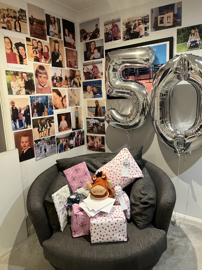 50th birthday, Birthday, 50th, Balloons, Birthday presents, Birthday cards, Pumbaa
