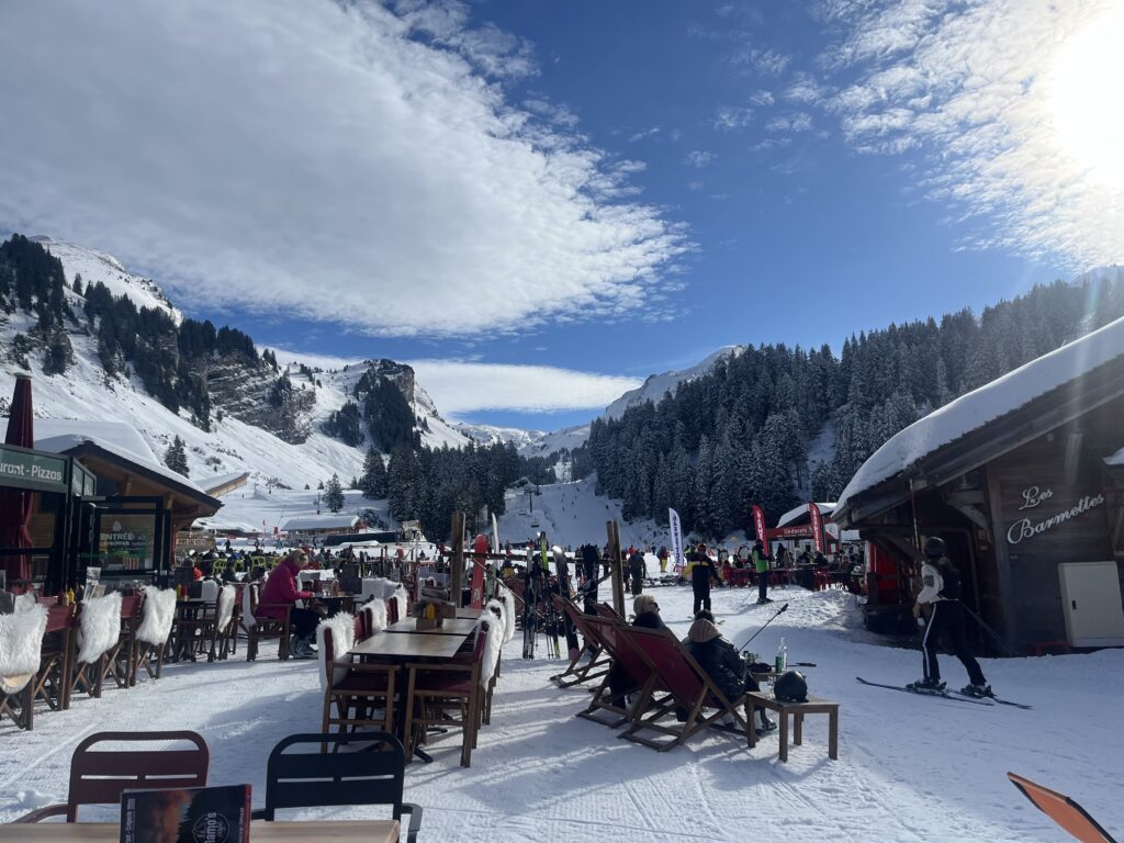 Les Lindarets, Skiing, Alps, French Alps